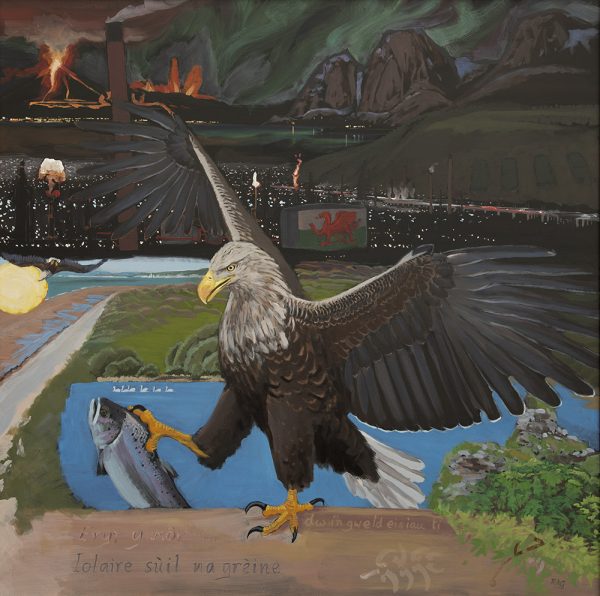 Eagle & Salmon, limited edition print